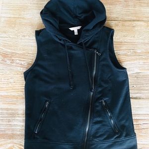 🍌BR Hoodie Vest Black Size Small